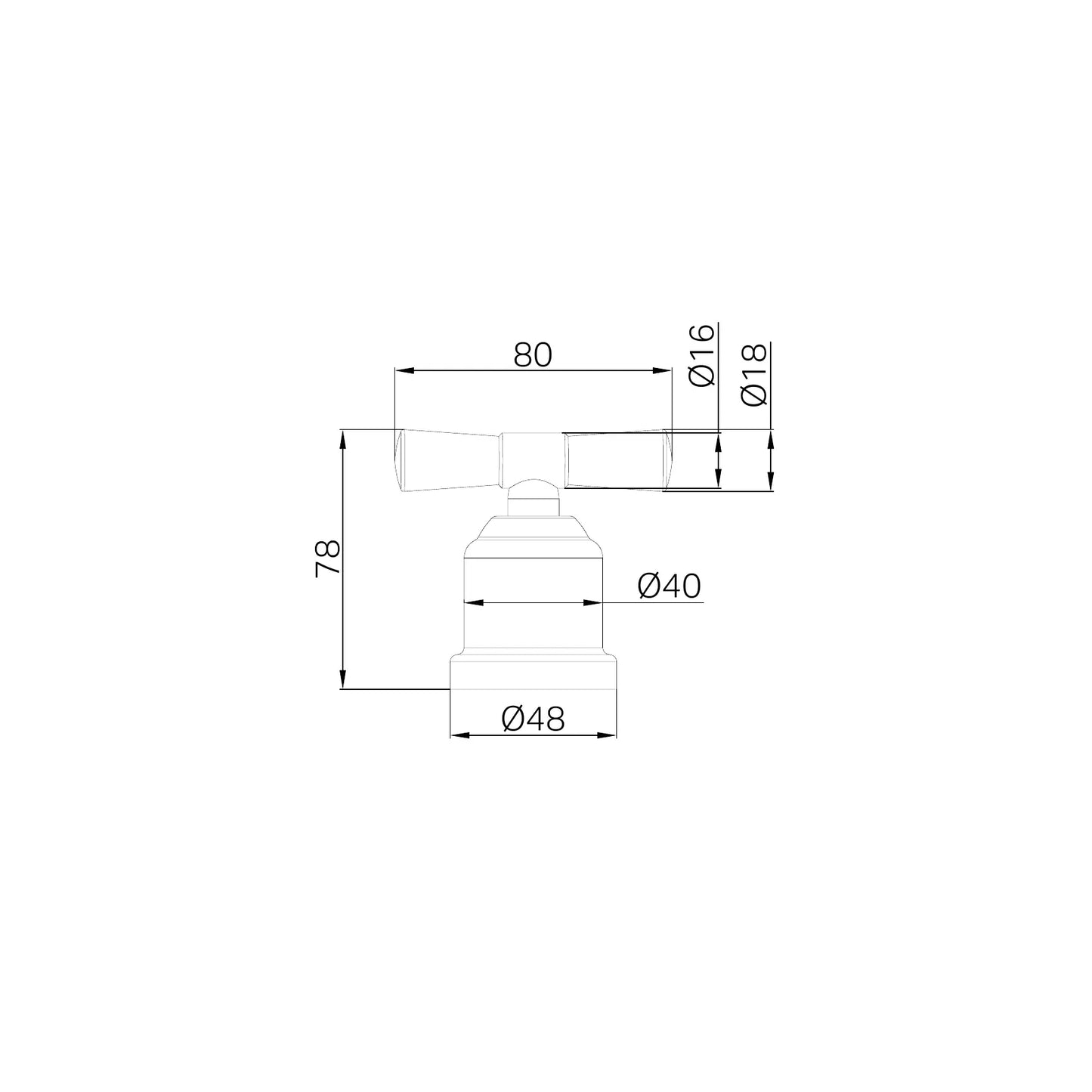 Nero York Robe Hook Brushed Nickel