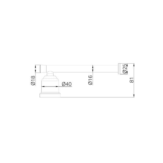 Nero York Toilet Roll Holder Brushed Nickel