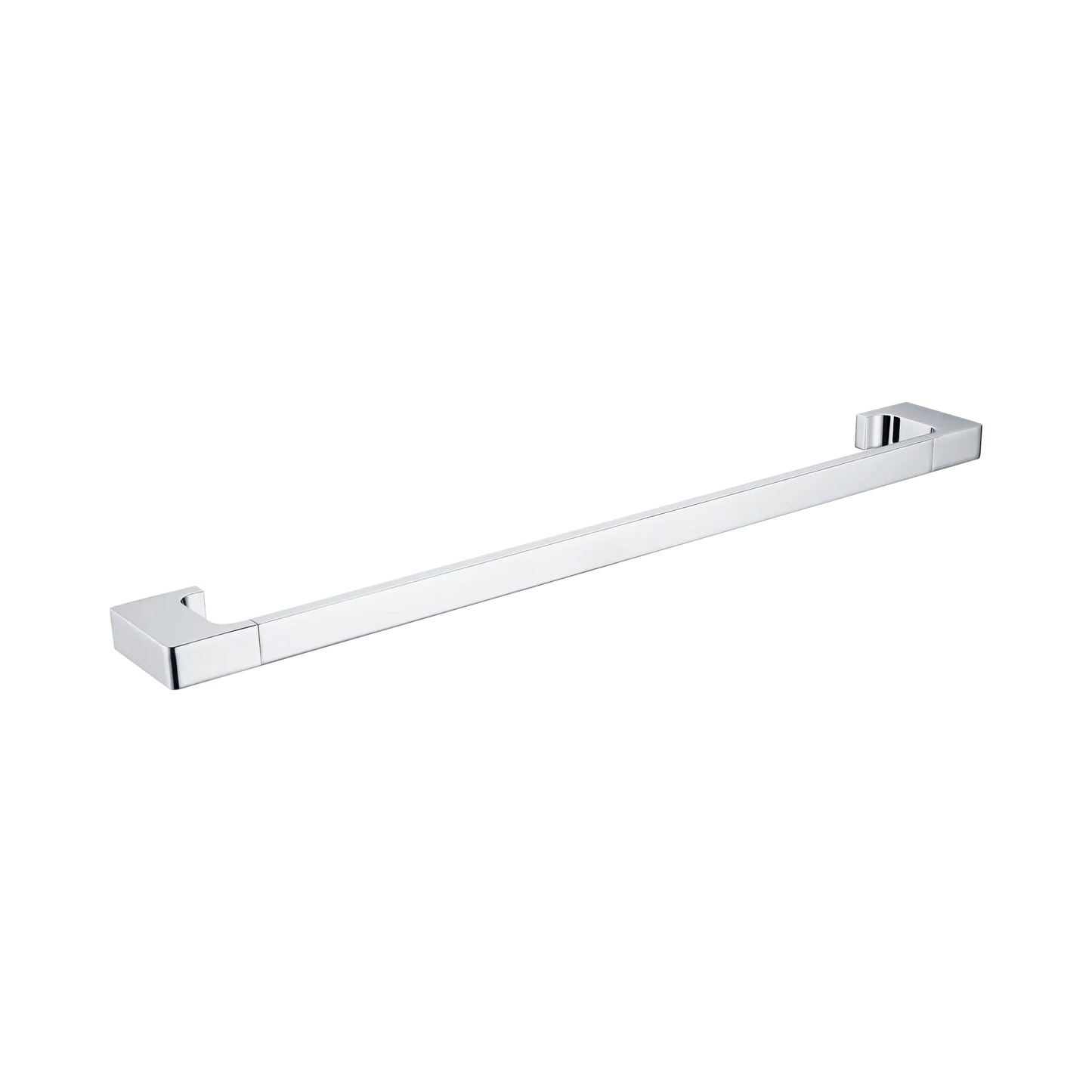 Pearl Single Towel Rail 600mm Chrome
