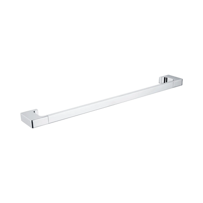 Pearl Single Towel Rail 600mm Chrome