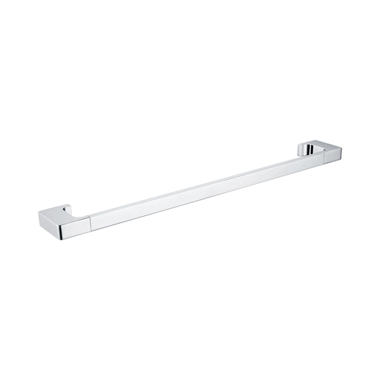 Pearl Single Towel Rail 600mm Chrome