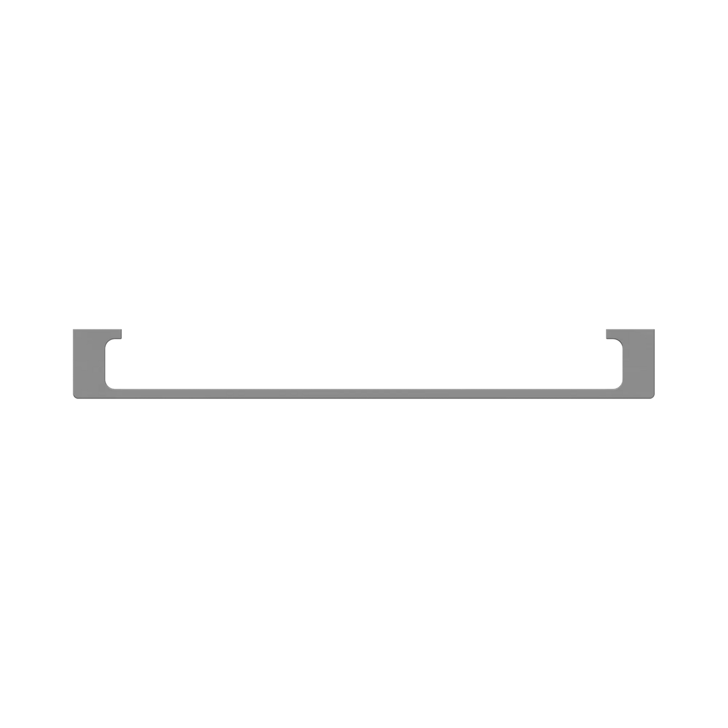 Pearl Single Towel Rail 600mm Gun Metal