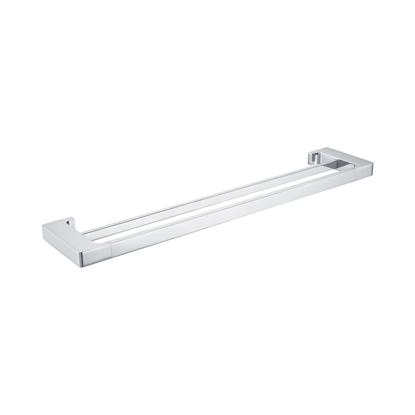 Pearl Double Towel Rail 600mm Chrome