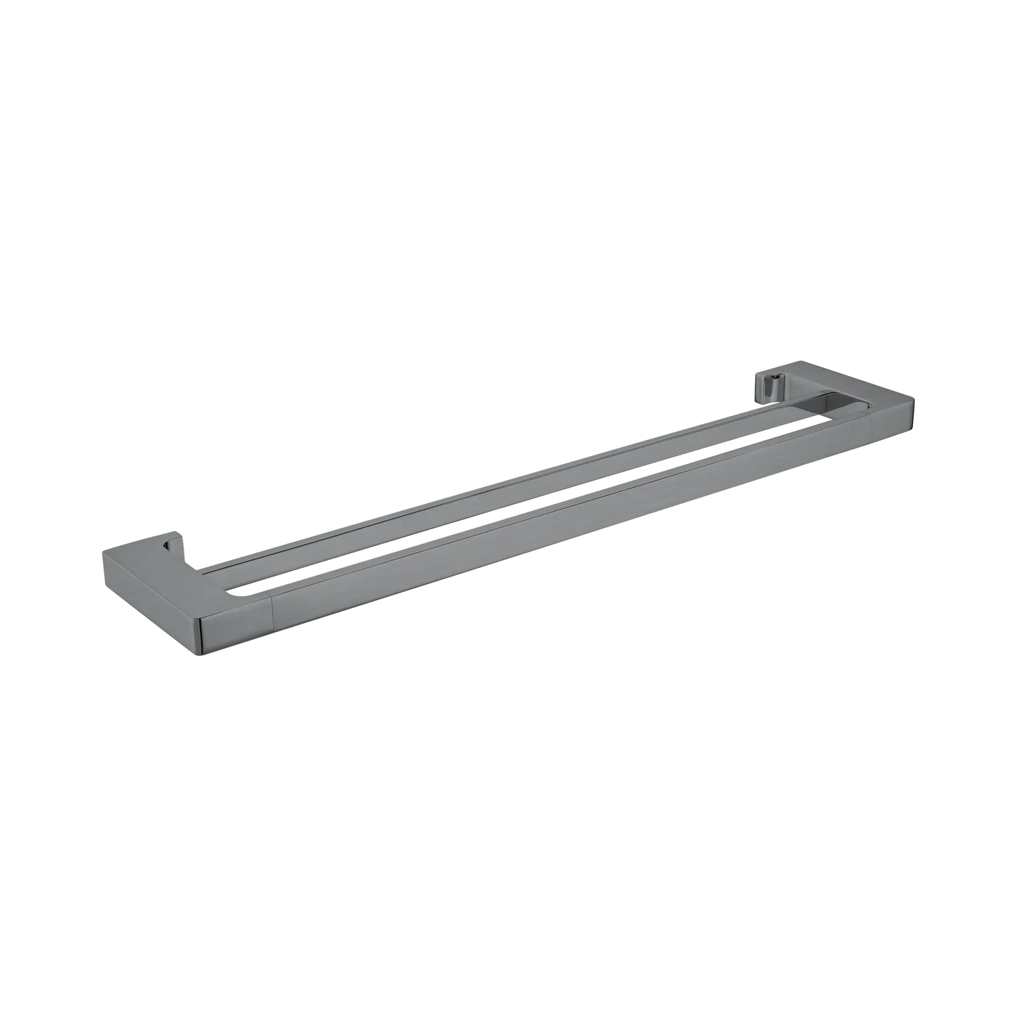Pearl Double Towel Rail 600mm Gun Metal