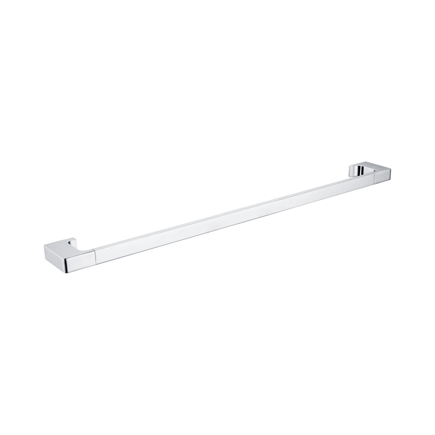 Pearl Single Towel Rail 800mm Chrome