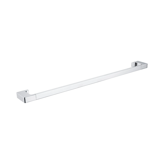 Pearl Single Towel Rail 800mm Chrome