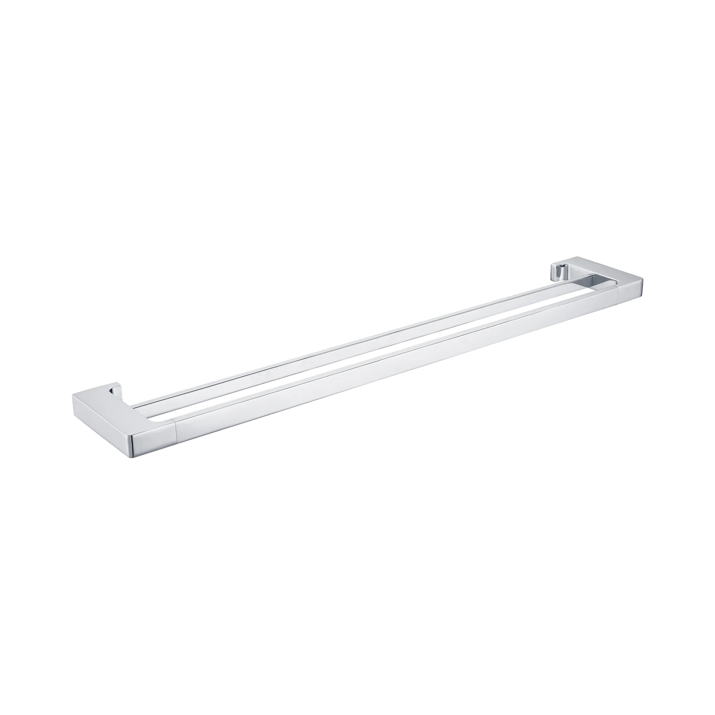 Pearl Double Towel Rail 800mm Chrome