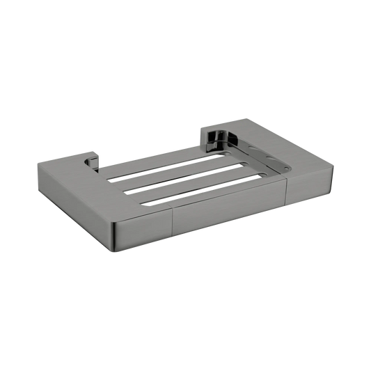 Pearl Soap Dish Holder Gun Metal