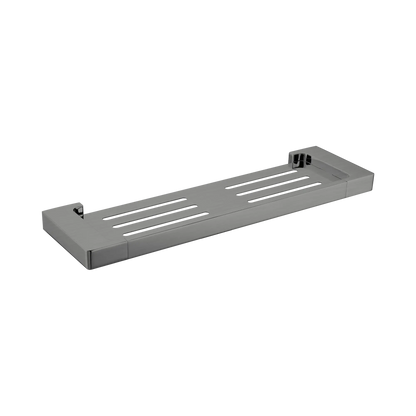 Pearl Metal Shower Shelf Gun Metal