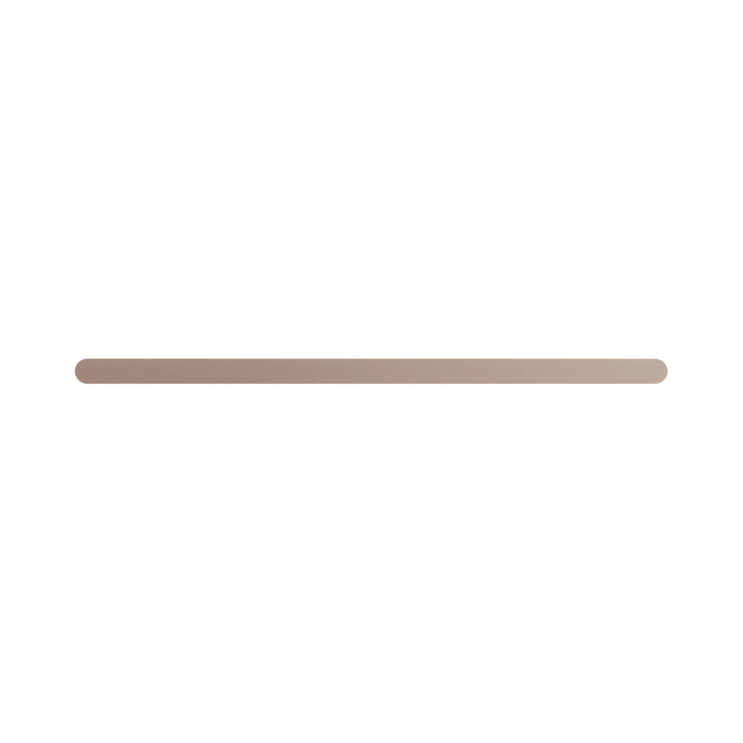 Bianca Single Towel Rail 600mm Brushed Bronze