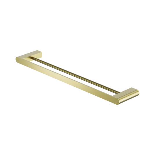 Bianca Double Towel Rail 600mm Brushed Gold