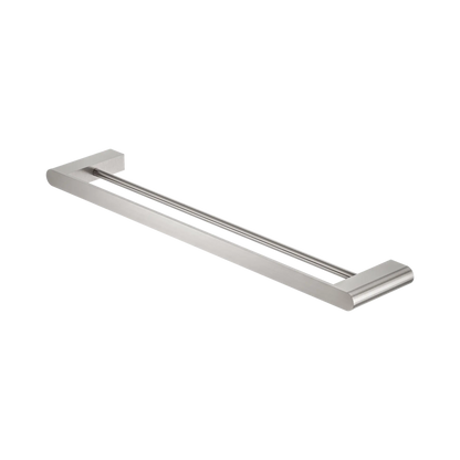 Bianca Double Towel Rail 600mm Brushed Nickel