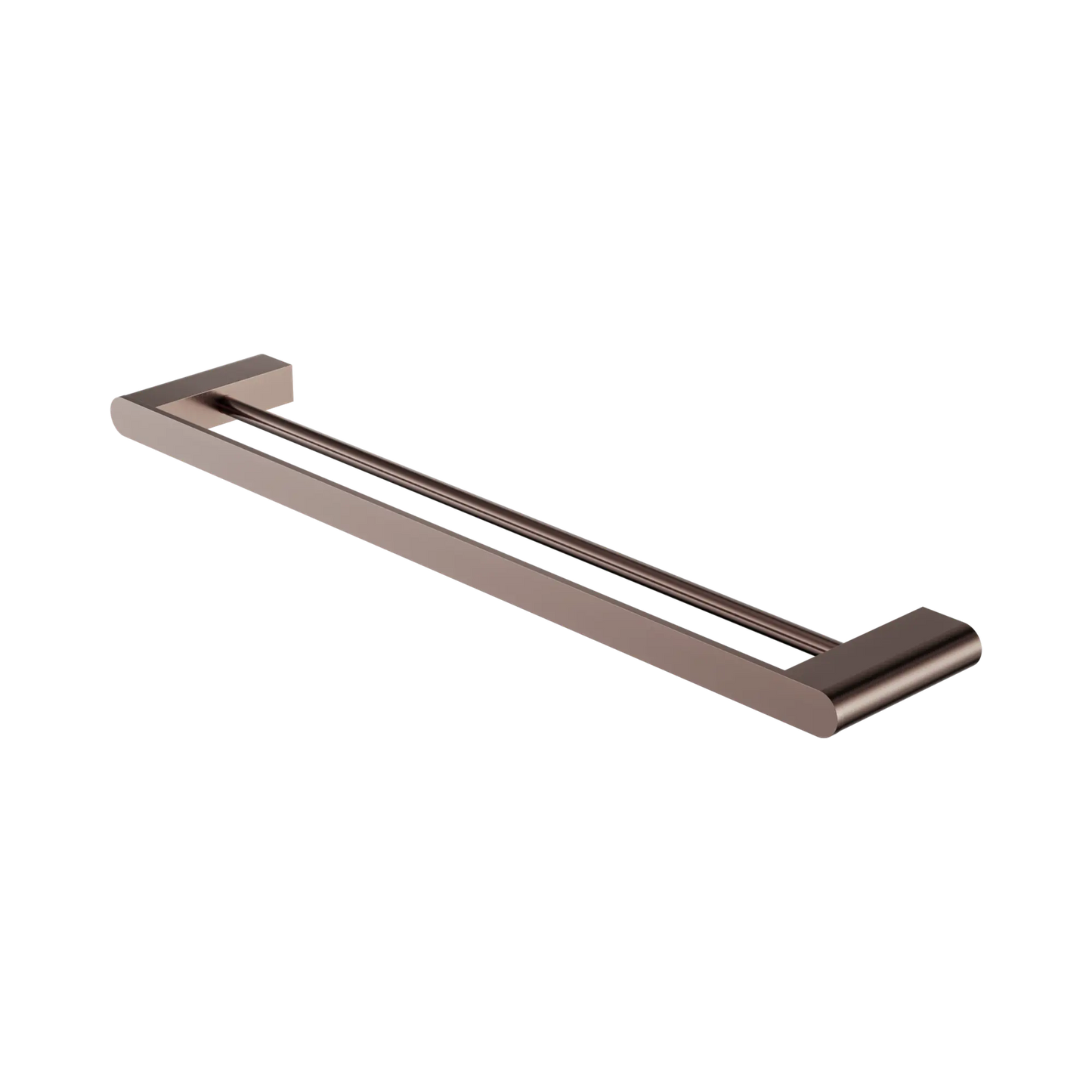Bianca Double Towel Rail 600mm Brushed Bronze