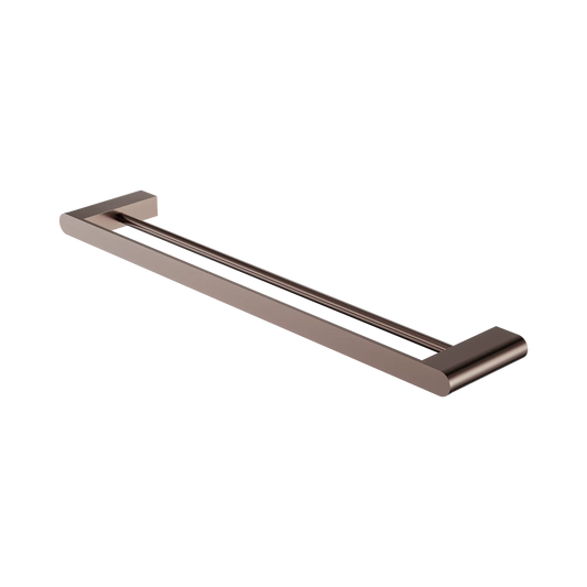 Bianca Double Towel Rail 600mm Brushed Bronze