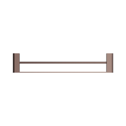 Bianca Double Towel Rail 600mm Brushed Bronze