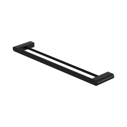 Bianca Double Towel Rail 600mm Matte Black