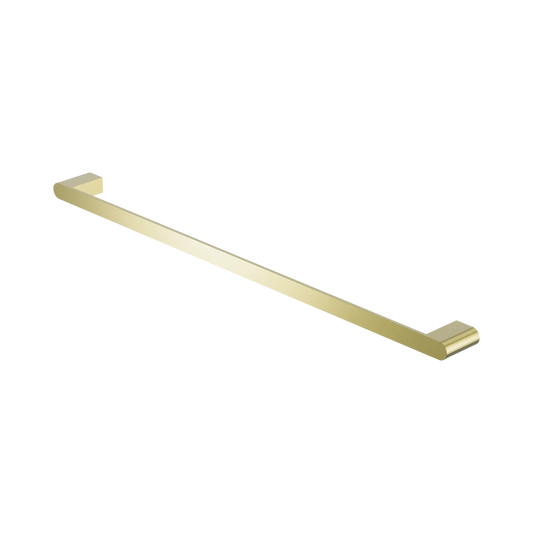 Bianca Single Towel Rail 800mm Brushed Gold