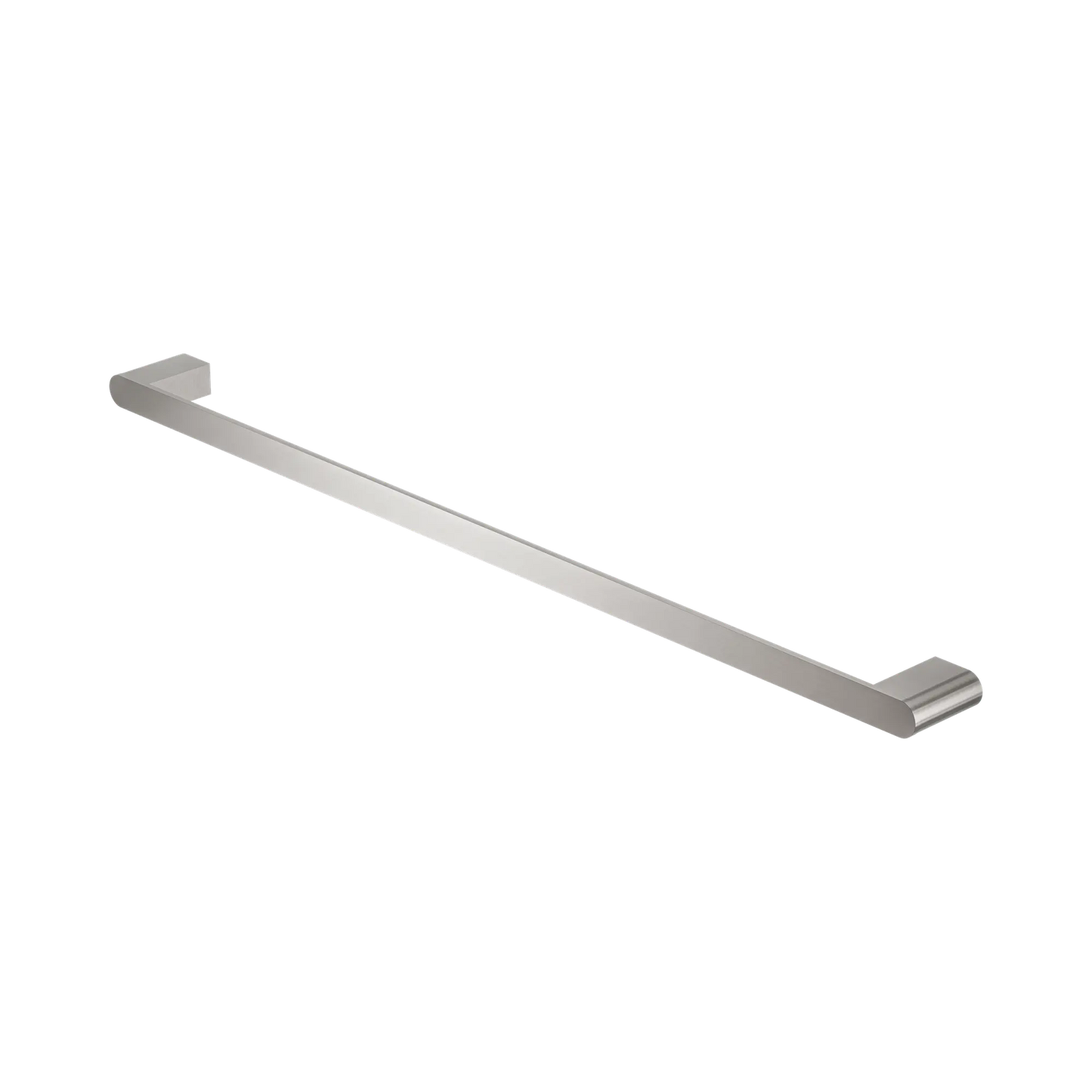 Bianca Single Towel Rail 800mm Brushed Nickel