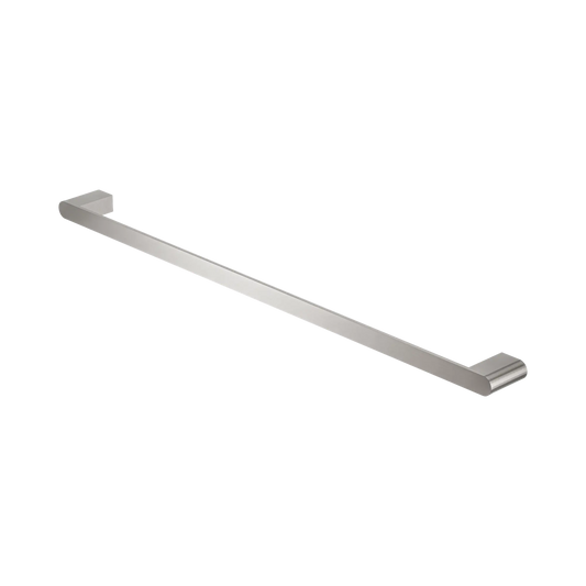 Bianca Single Towel Rail 800mm Brushed Nickel