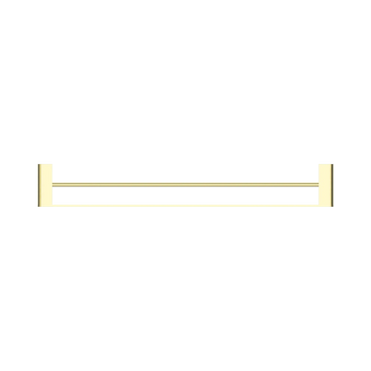 Bianca Double Towel Rail 800mm Brushed Gold