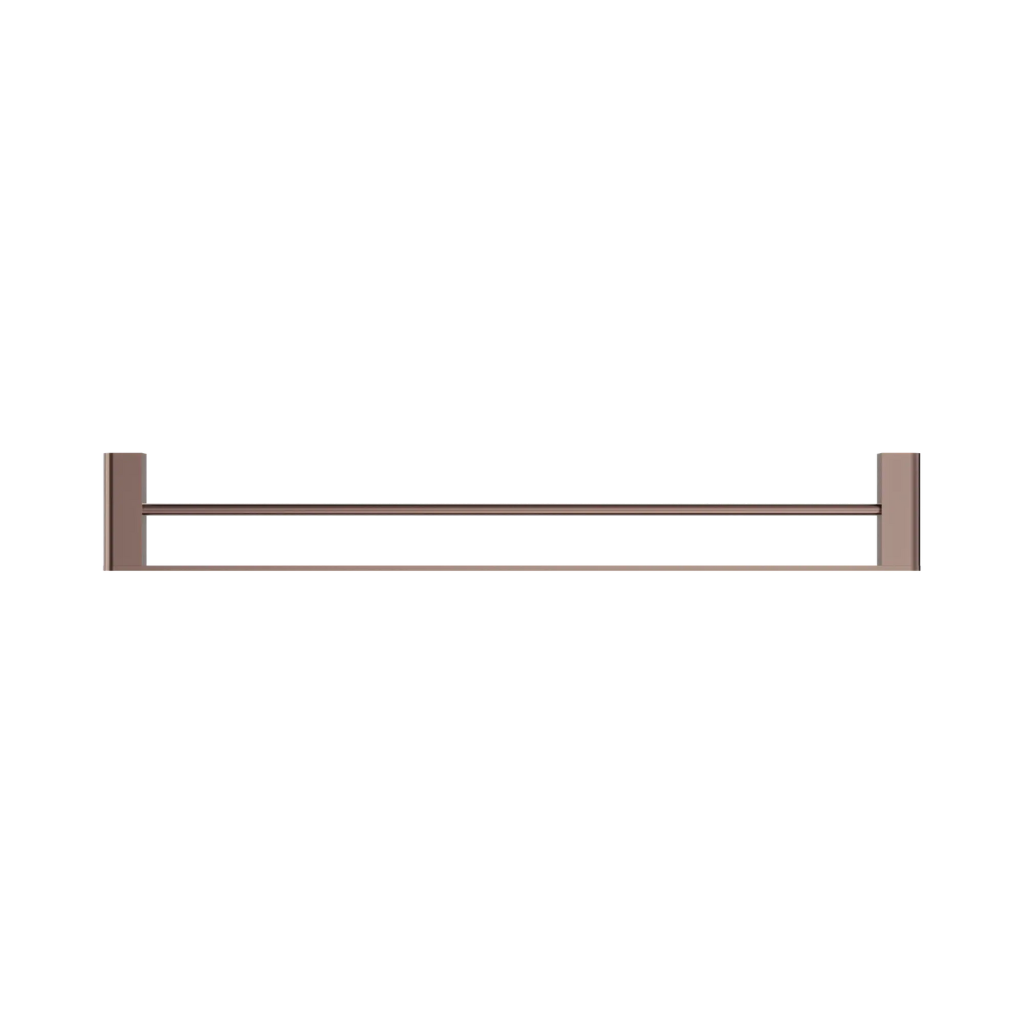 Bianca Double Towel Rail 800mm Brushed Bronze