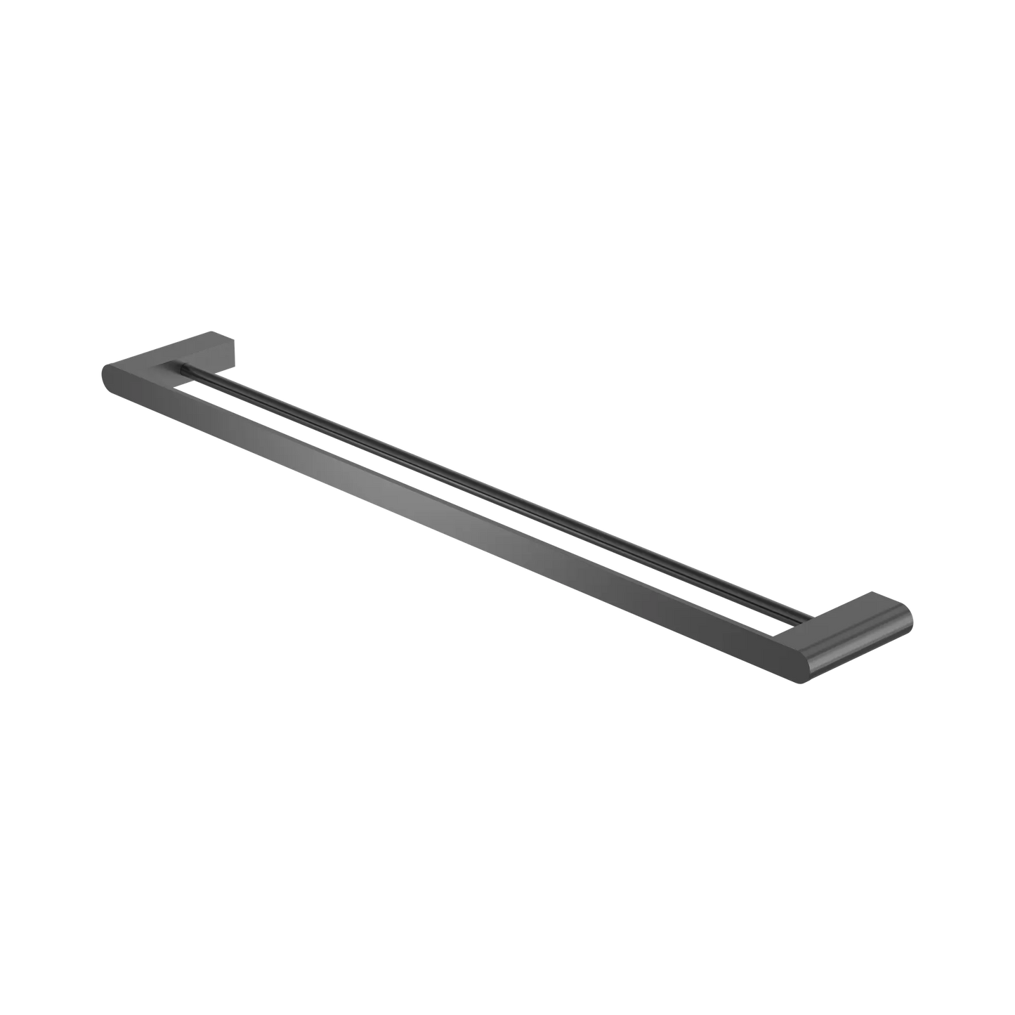 Bianca Double Towel Rail 800mm Gun Metal