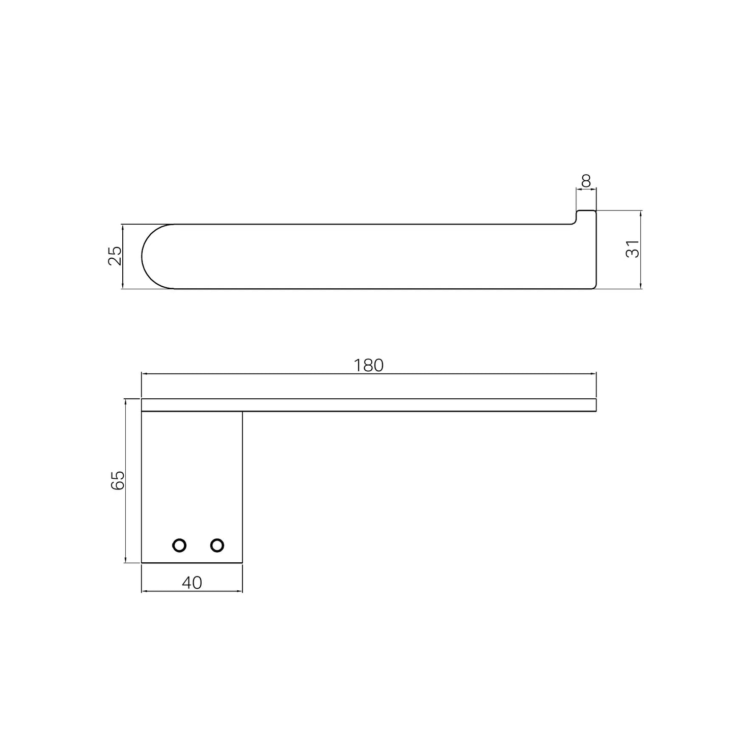Bianca Toilet Roll Holder Brushed Nickel