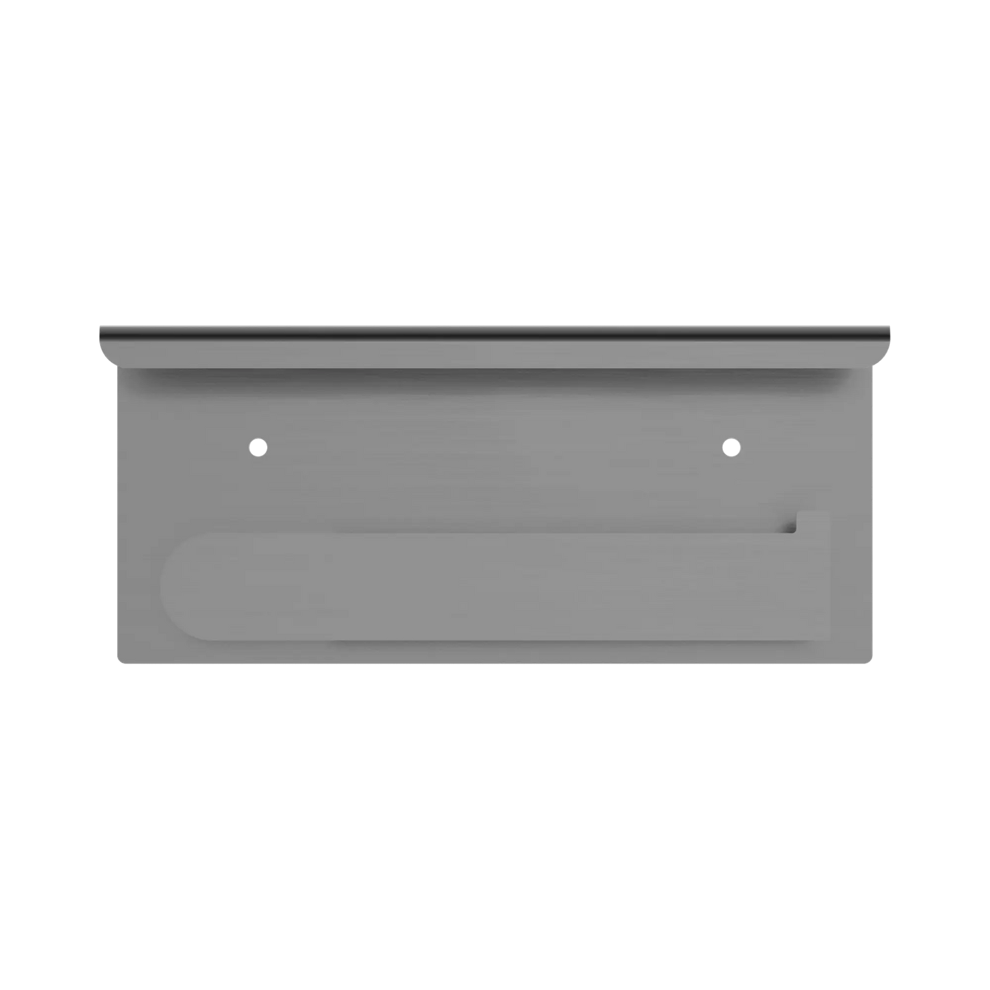 Bianca Toilet Roll Holder With Phone Holder Gun Metal
