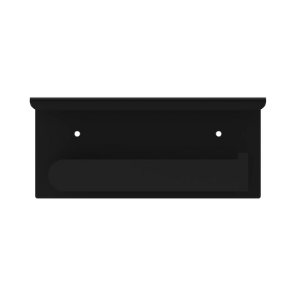 Bianca Toilet Roll Holder With Phone Holder Matte Black