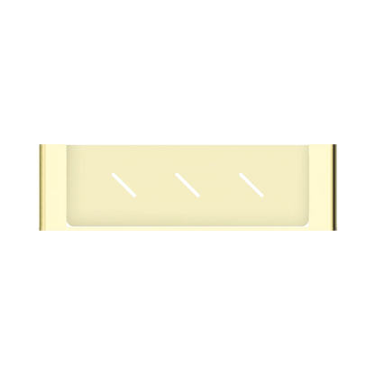 Bianca Metal Shower Shelf Brushed Gold