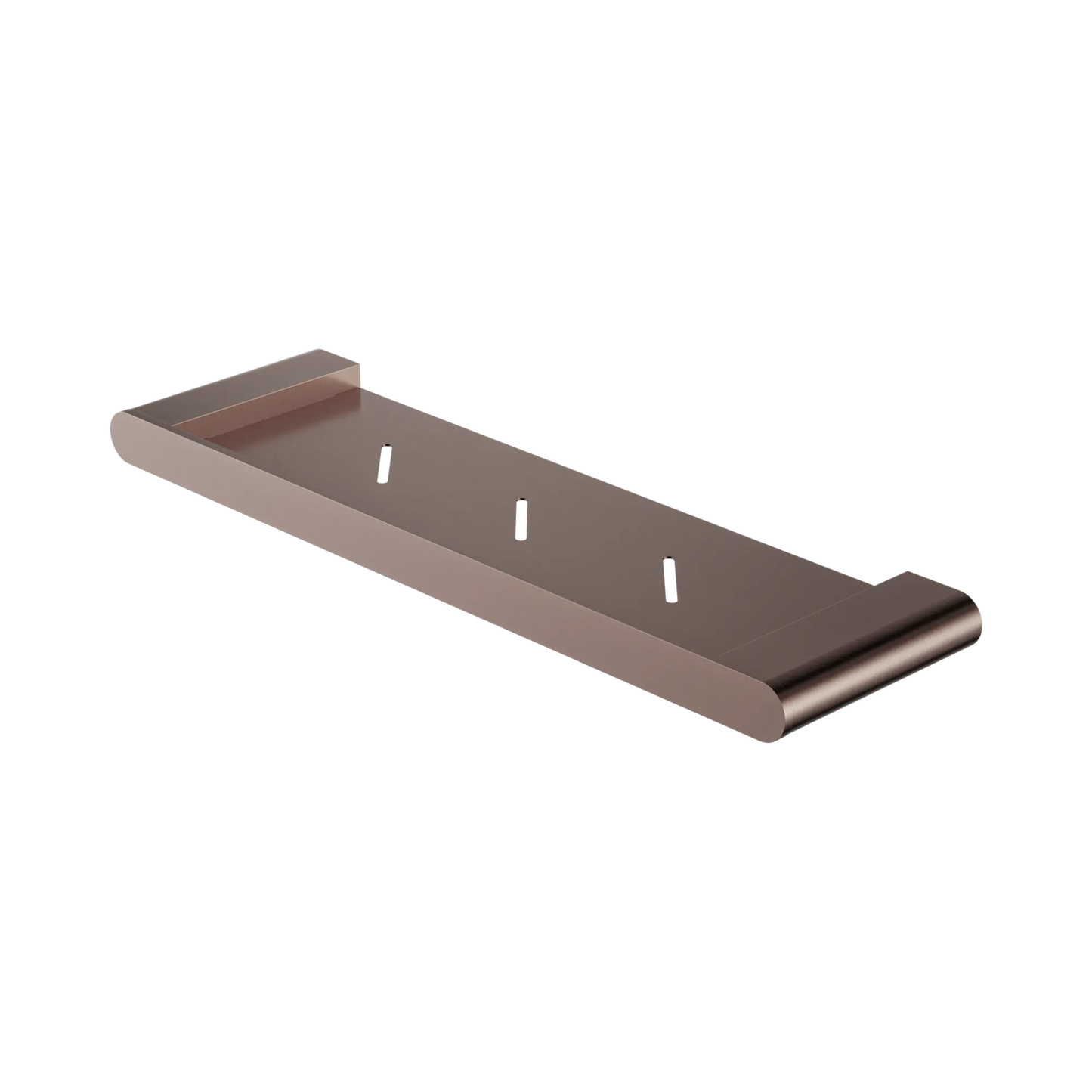 Bianca Metal Shower Shelf Brushed Bronze