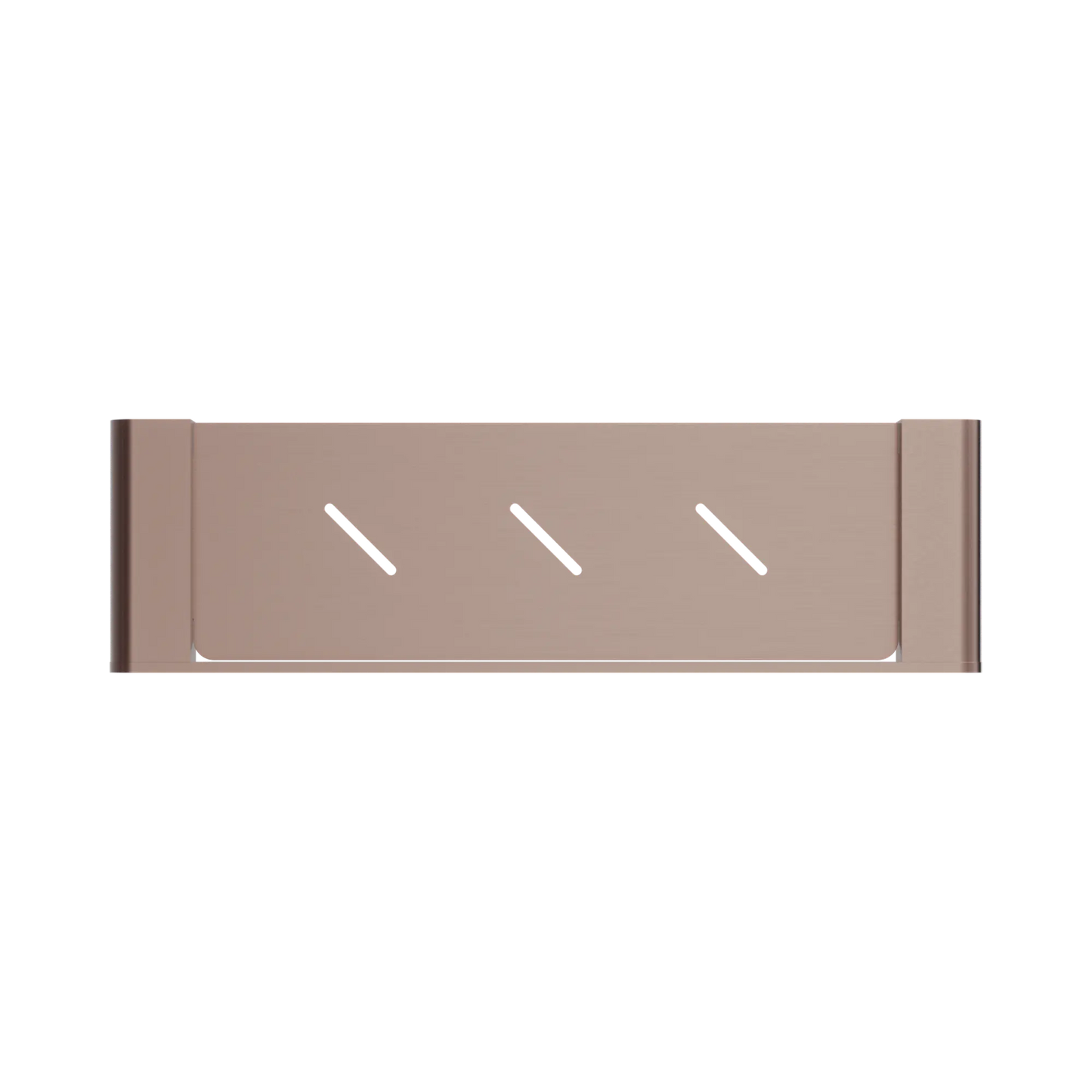 Bianca Metal Shower Shelf Brushed Bronze