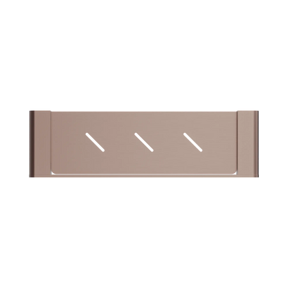 Bianca Metal Shower Shelf Brushed Bronze
