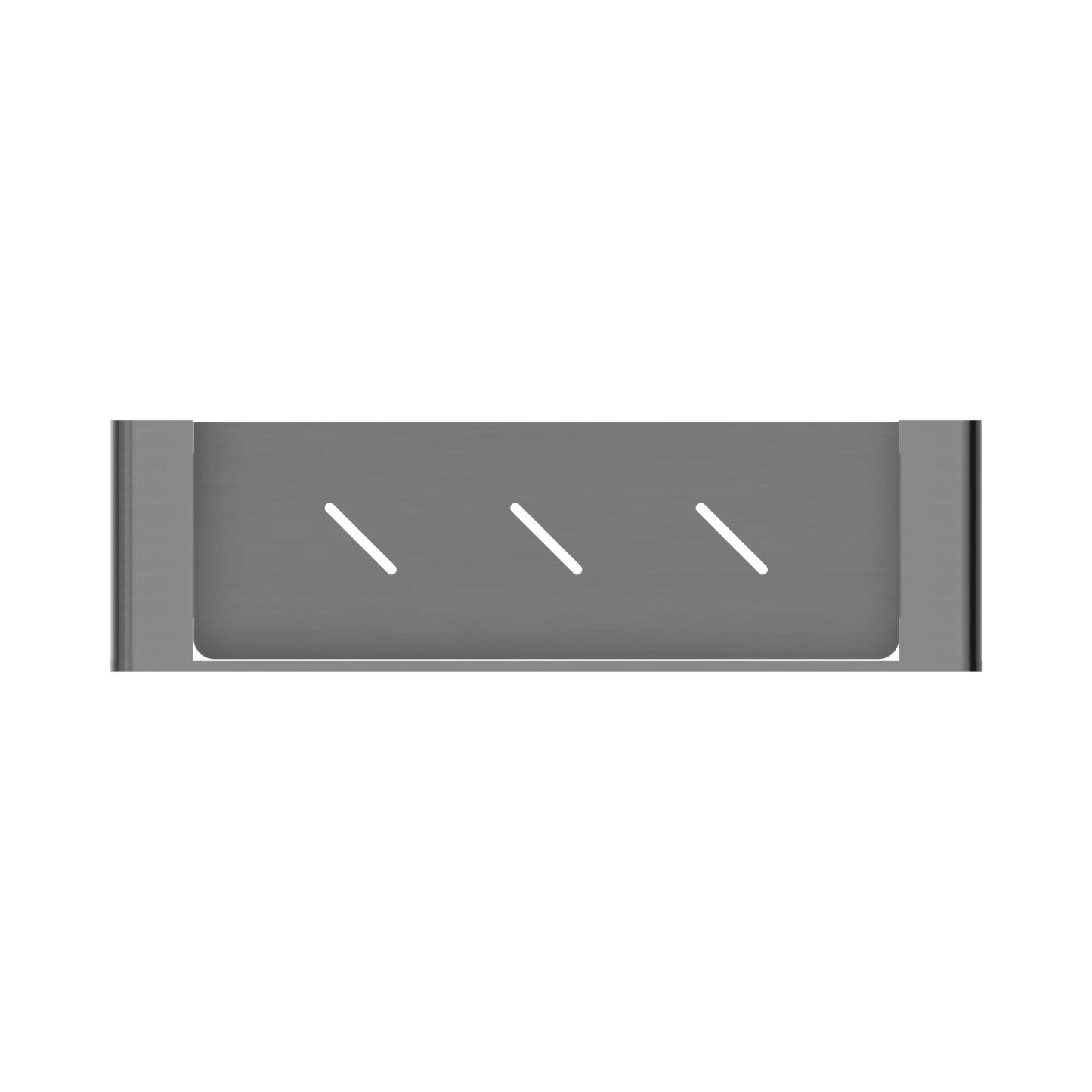 Bianca Metal Shower Shelf Gun Metal