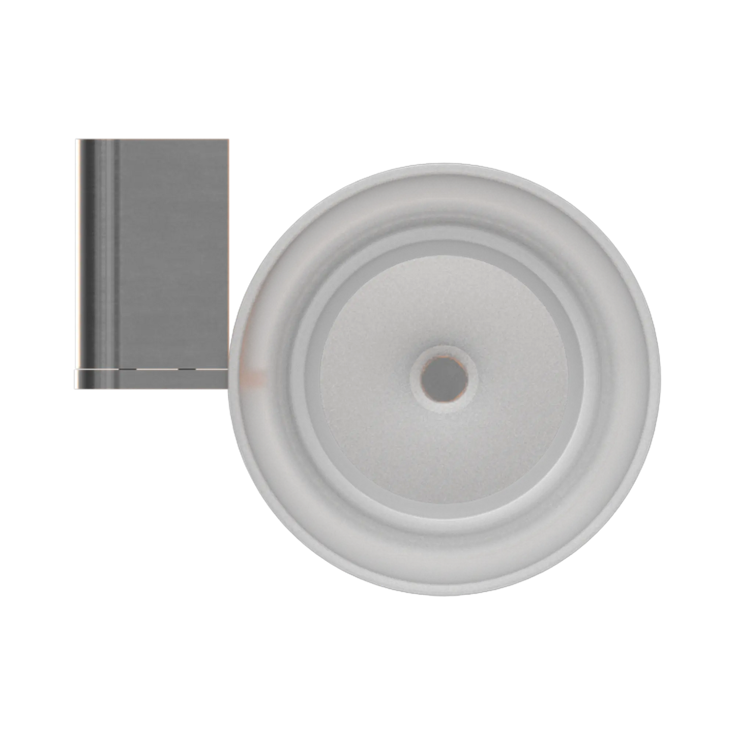 Bianca Toilet Brush Holder Gun Metal