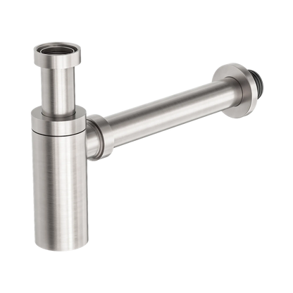 40mm Round Bottle Trap Brushed Nickel