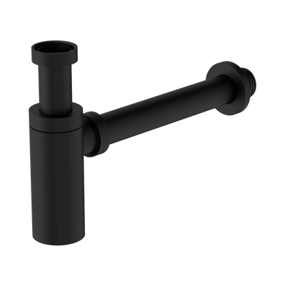 40mm Round Bottle Trap Matte Black