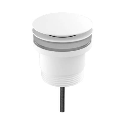Universal Pop Up Waste Matte White