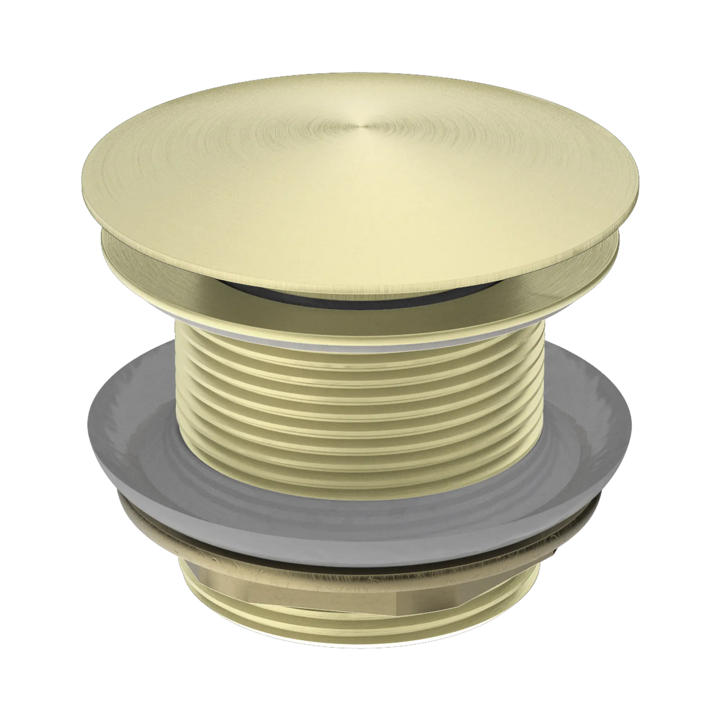 40mm Bath Pop-Up Plug With Removable Waste No Overflow Brushed Gold