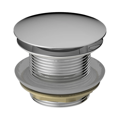 40mm Bath Pop-Up Plug With Removable Waste No Overflow Chrome