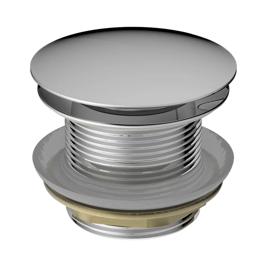 40mm Bath Pop-Up Plug With Removable Waste No Overflow Chrome