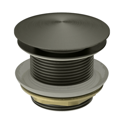 40mm Bath Pop-Up Plug With Removable Waste No Overflow Graphite