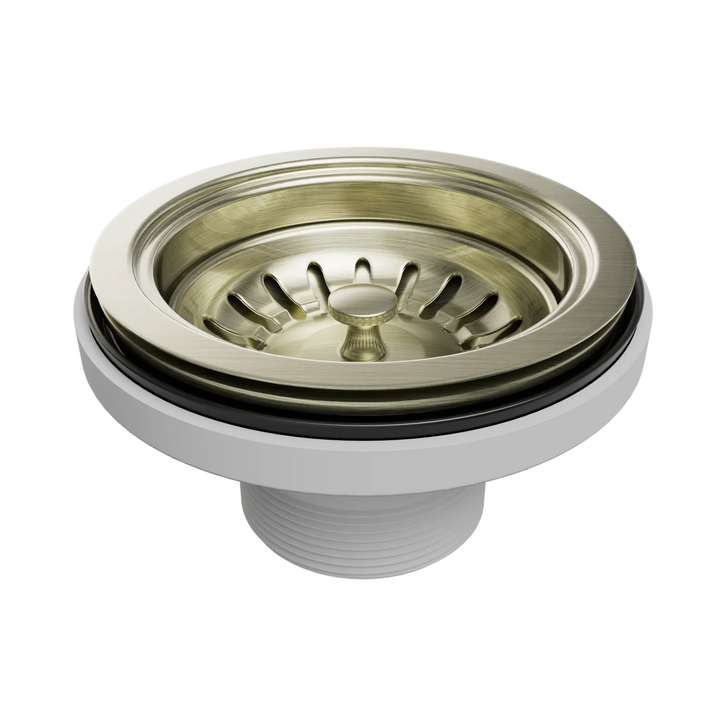 Kitchen Sink Basket Waste Aged Brass