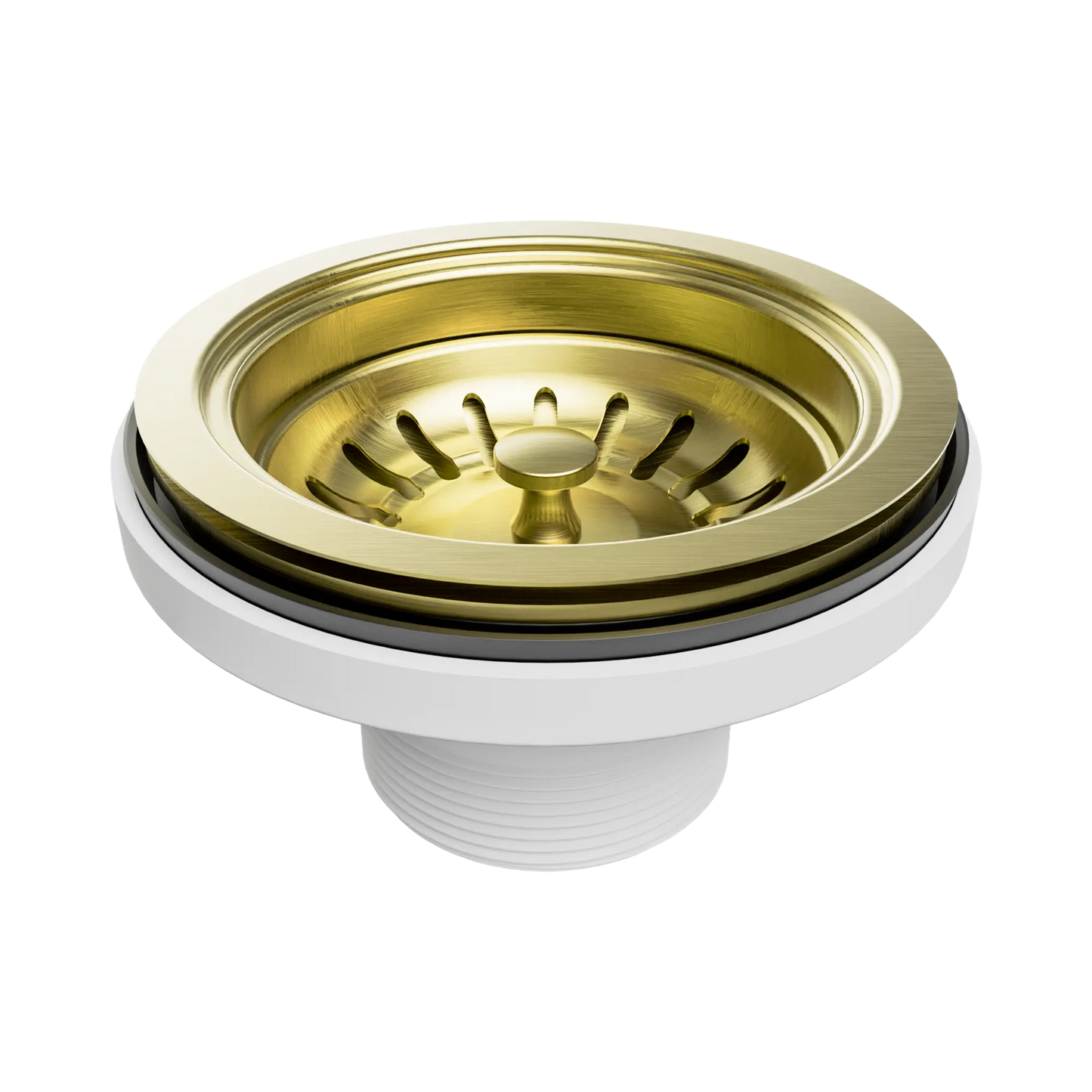 Kitchen Sink Basket Waste Brushed Gold