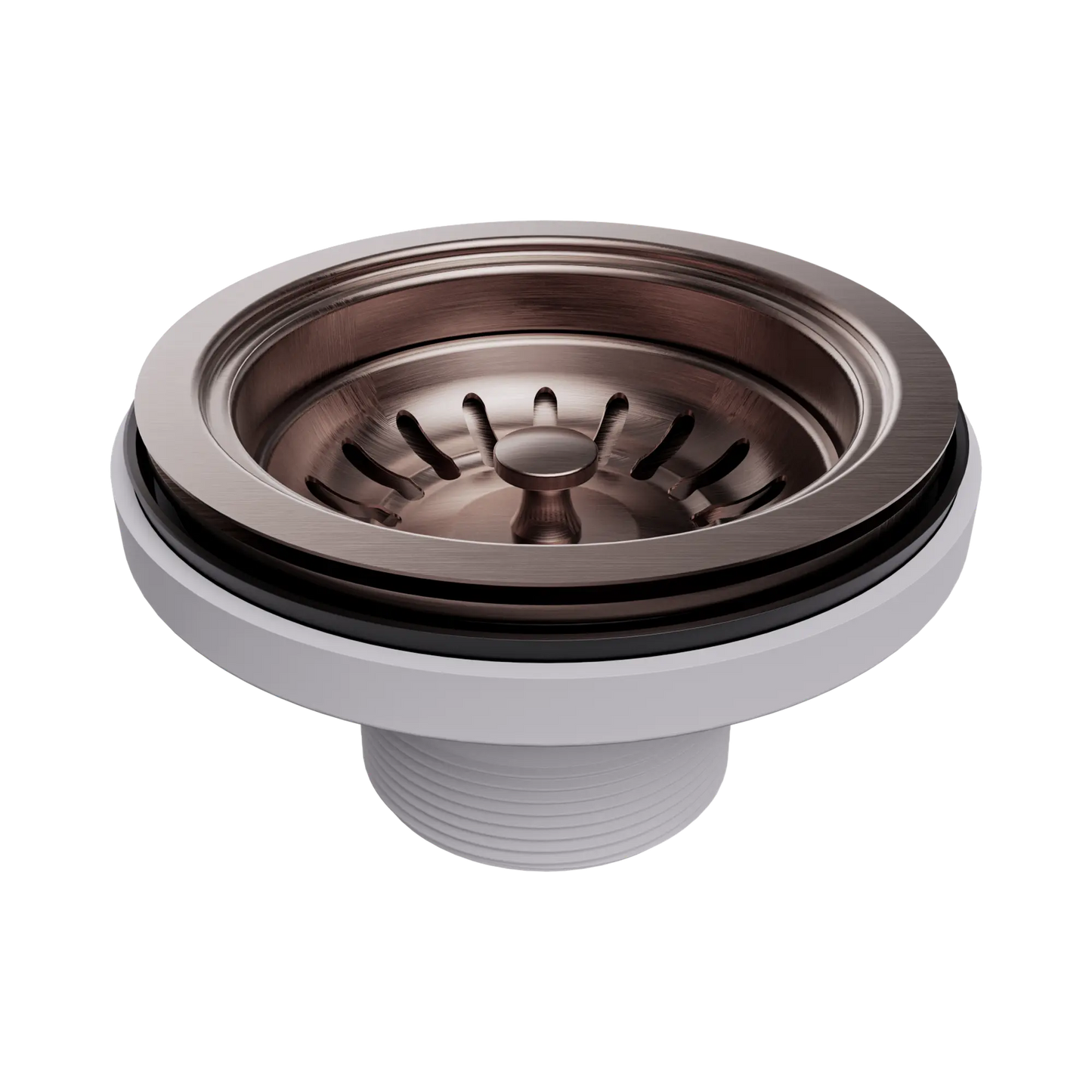 Kitchen Sink Basket Waste Brushed Bronze