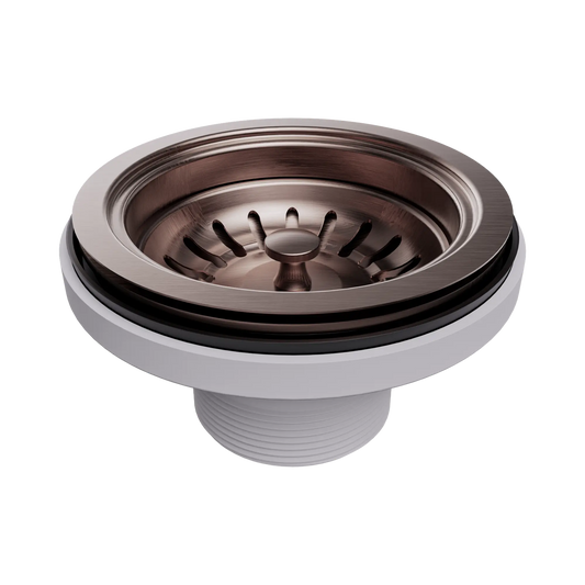 Kitchen Sink Basket Waste Brushed Bronze