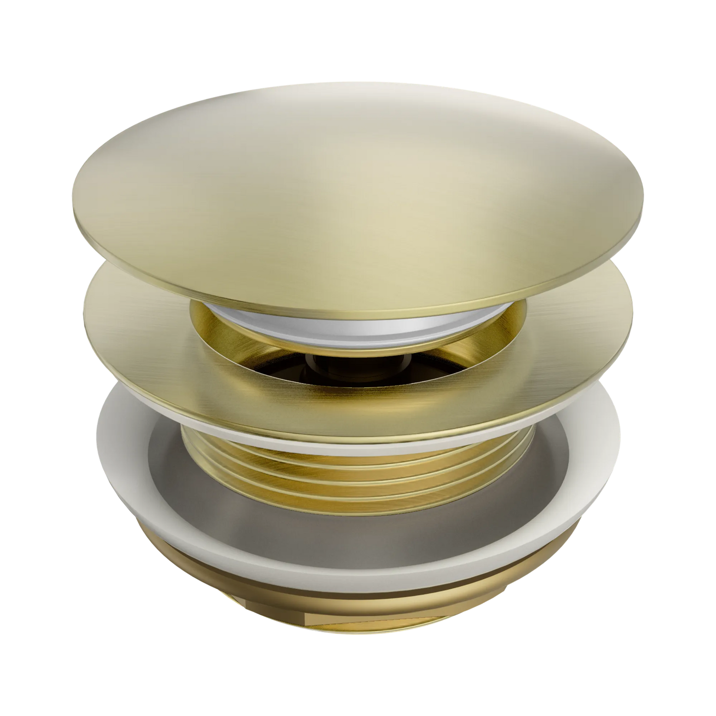 Short Pop Up Bath Waste 40mm Brushed Gold