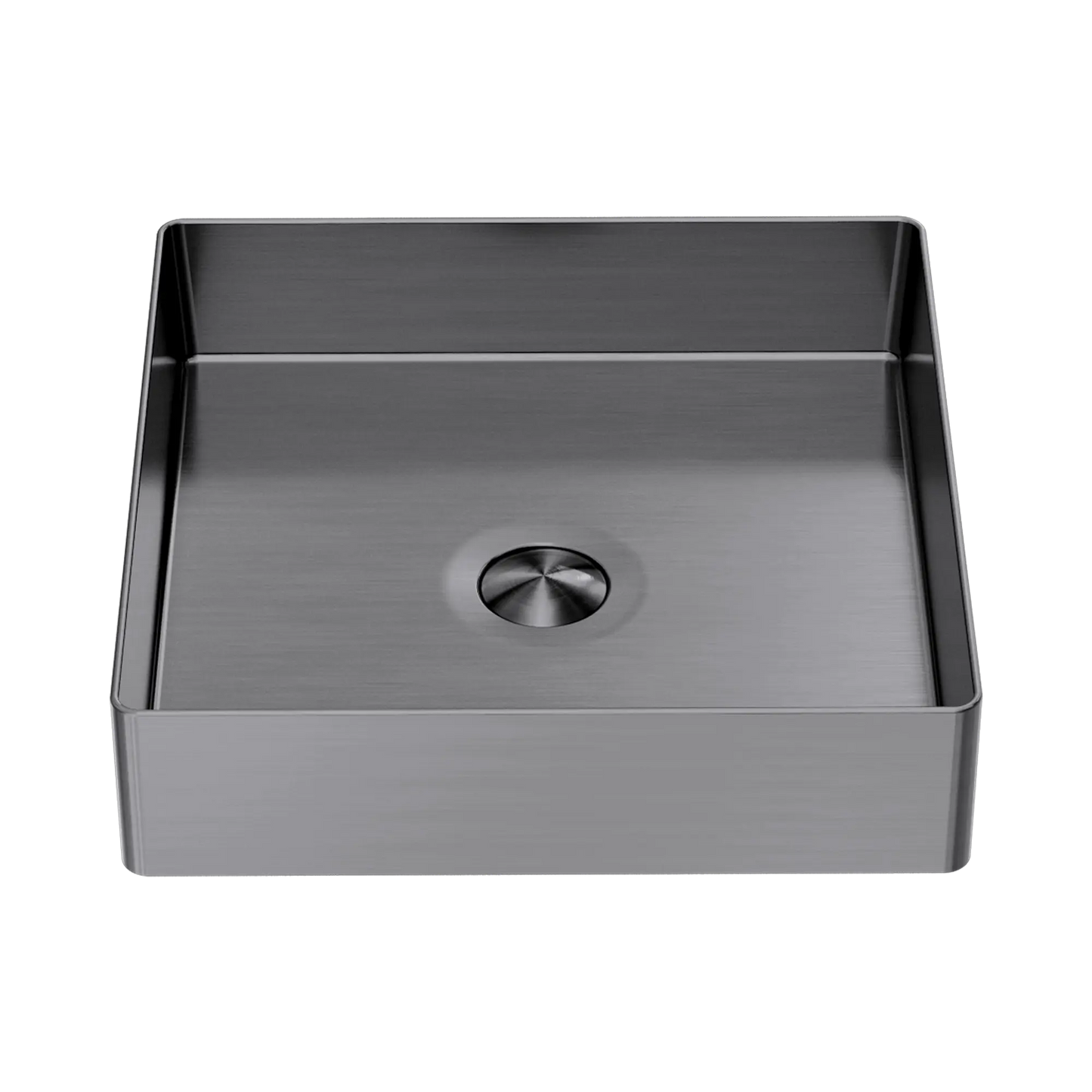 Opal Square 400mm Stainless Steel Basin Graphite