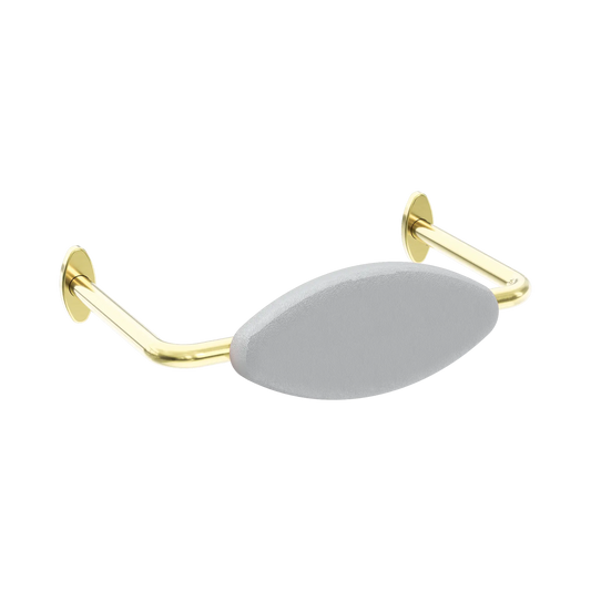 Mecca Care DDA Accessible Toilet Backrest Brushed Gold