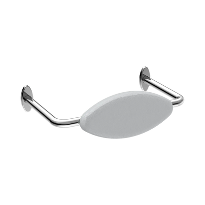 Mecca Care DDA Accessible Toilet Backrest Chrome